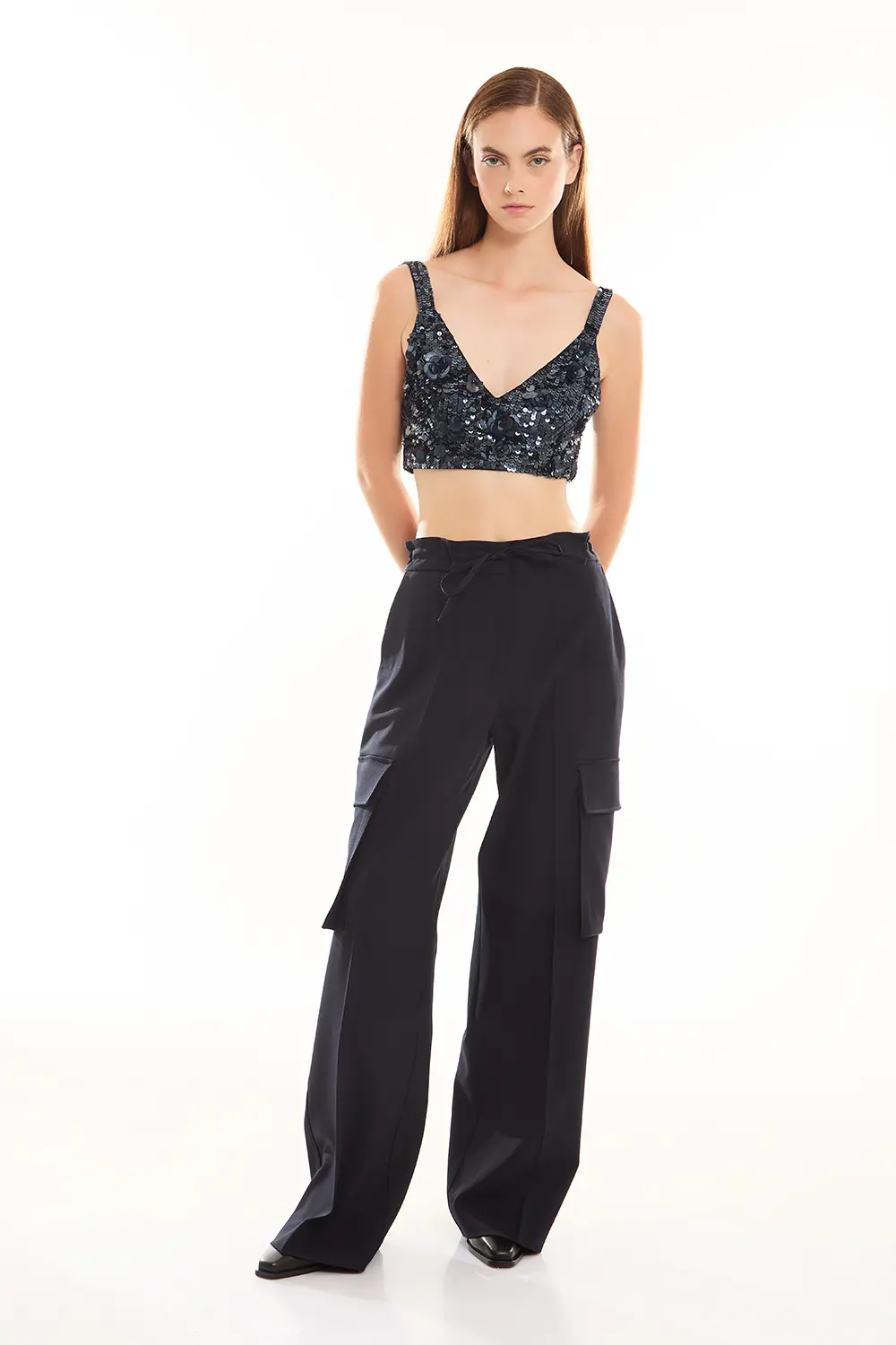 P.A.R.O.S.H. CROP TOP FULL PAILLETTES 2025