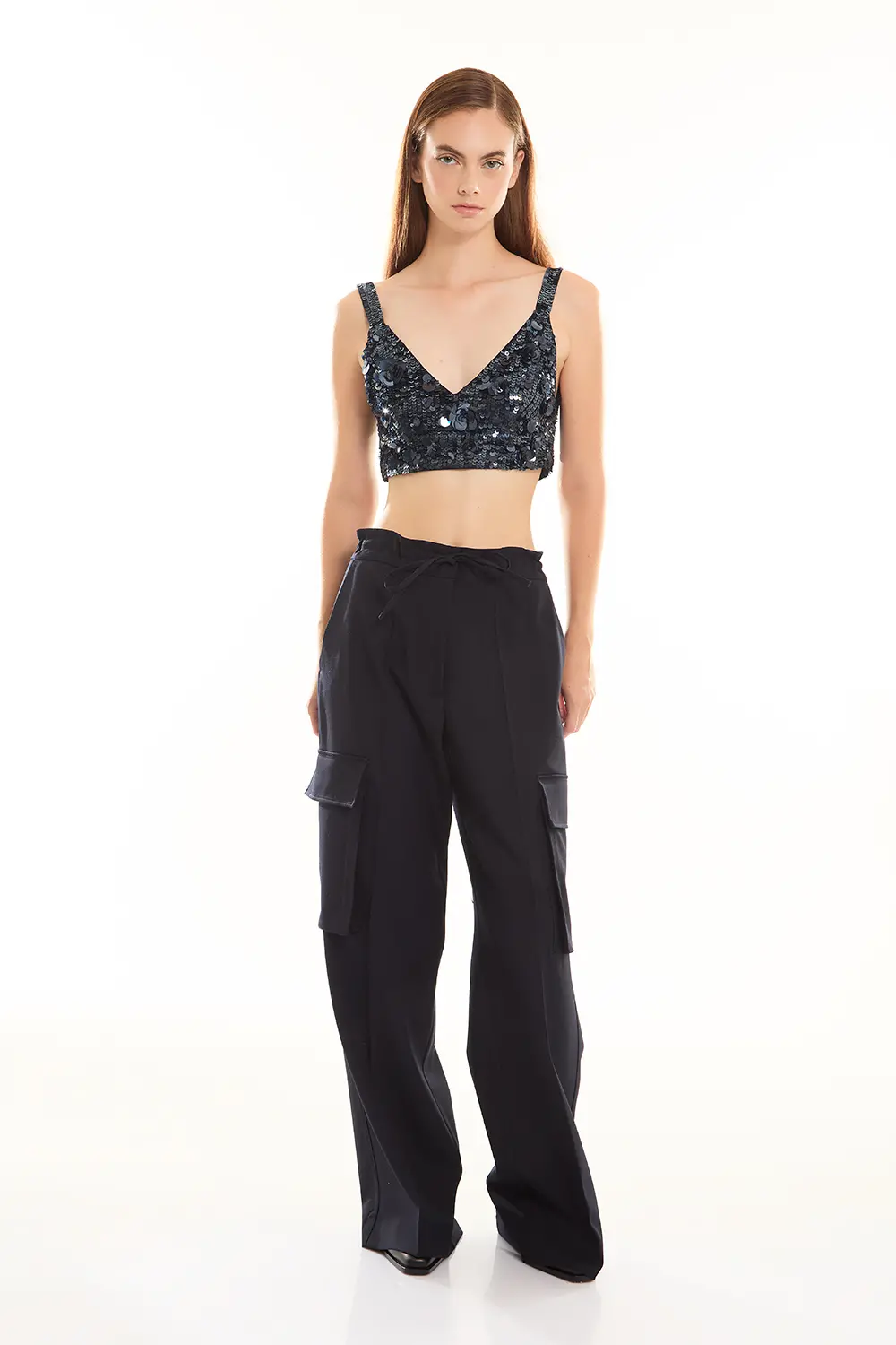 P.A.R.O.S.H. CROP TOP FULL PAILLETTES 2025