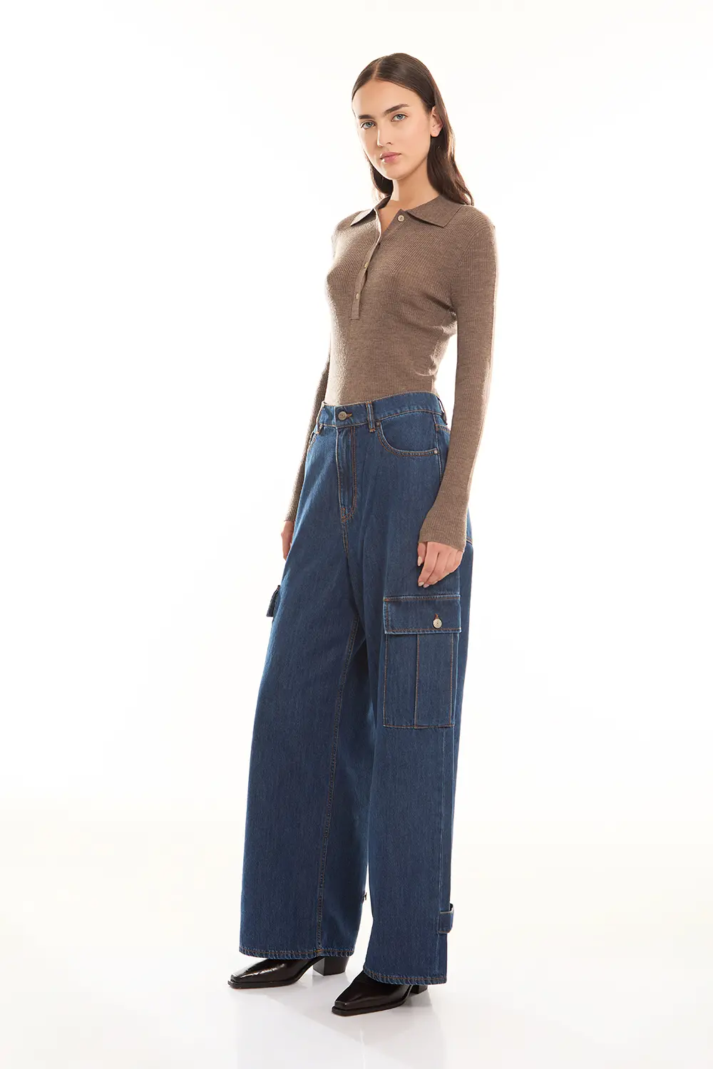 P.A.R.O.S.H. PANTALONE DENIM Qualità