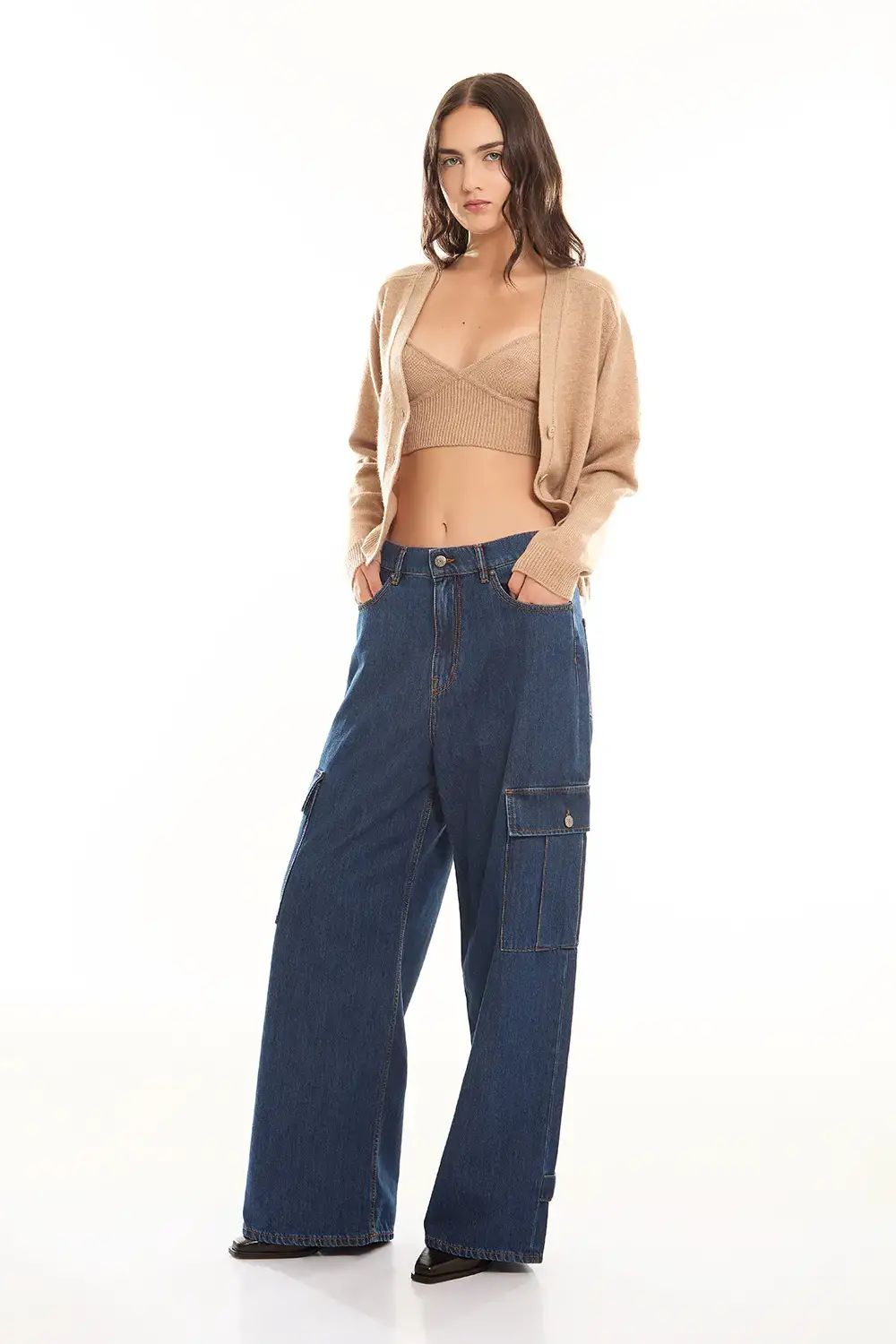 P.A.R.O.S.H. PANTALONE DENIM Qualità