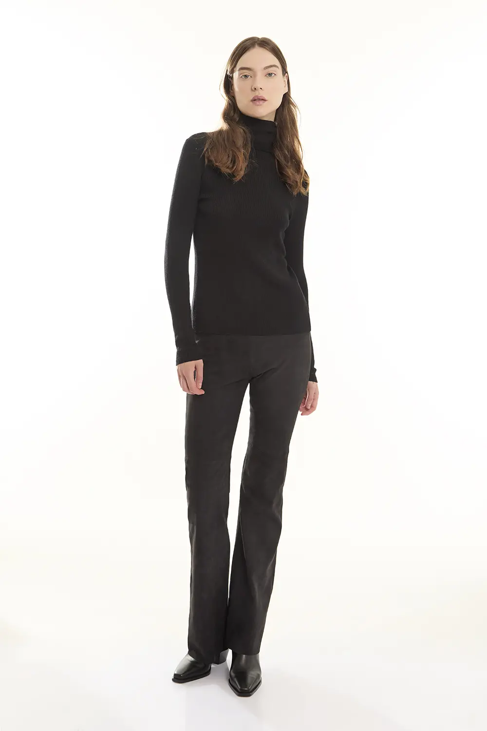 P.A.R.O.S.H. PANTALONE IN SUEDE Offerta