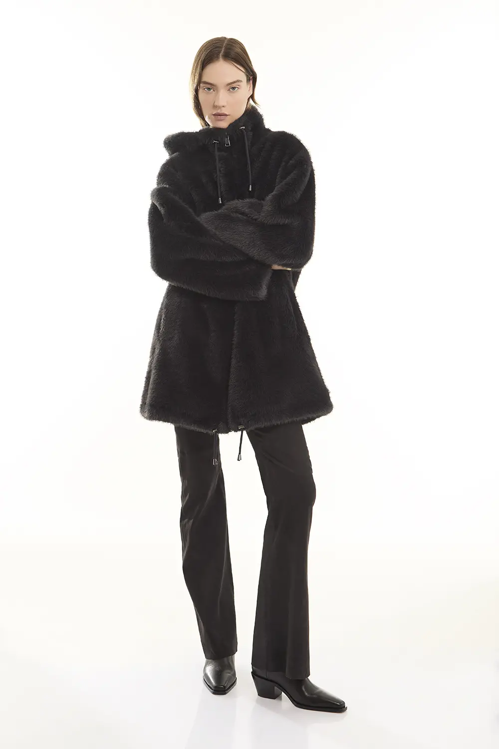P.A.R.O.S.H. PANTALONE IN SUEDE Offerta