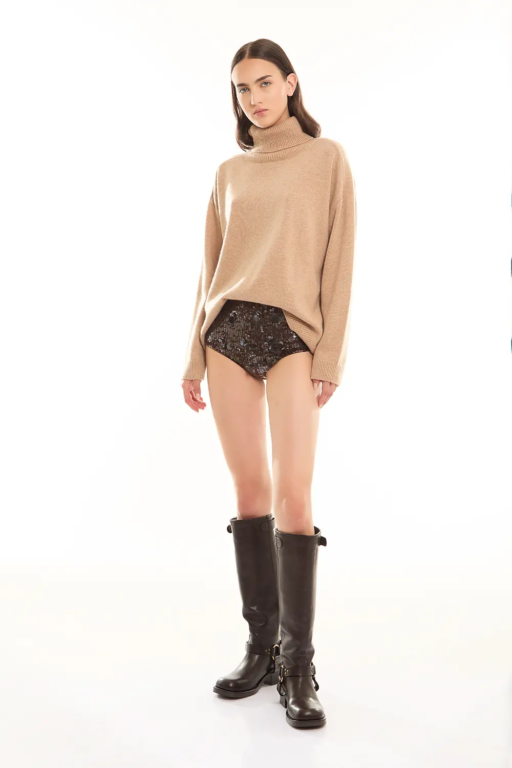 P.A.R.O.S.H. SHORTS FULL PAILLETTES In Vendita