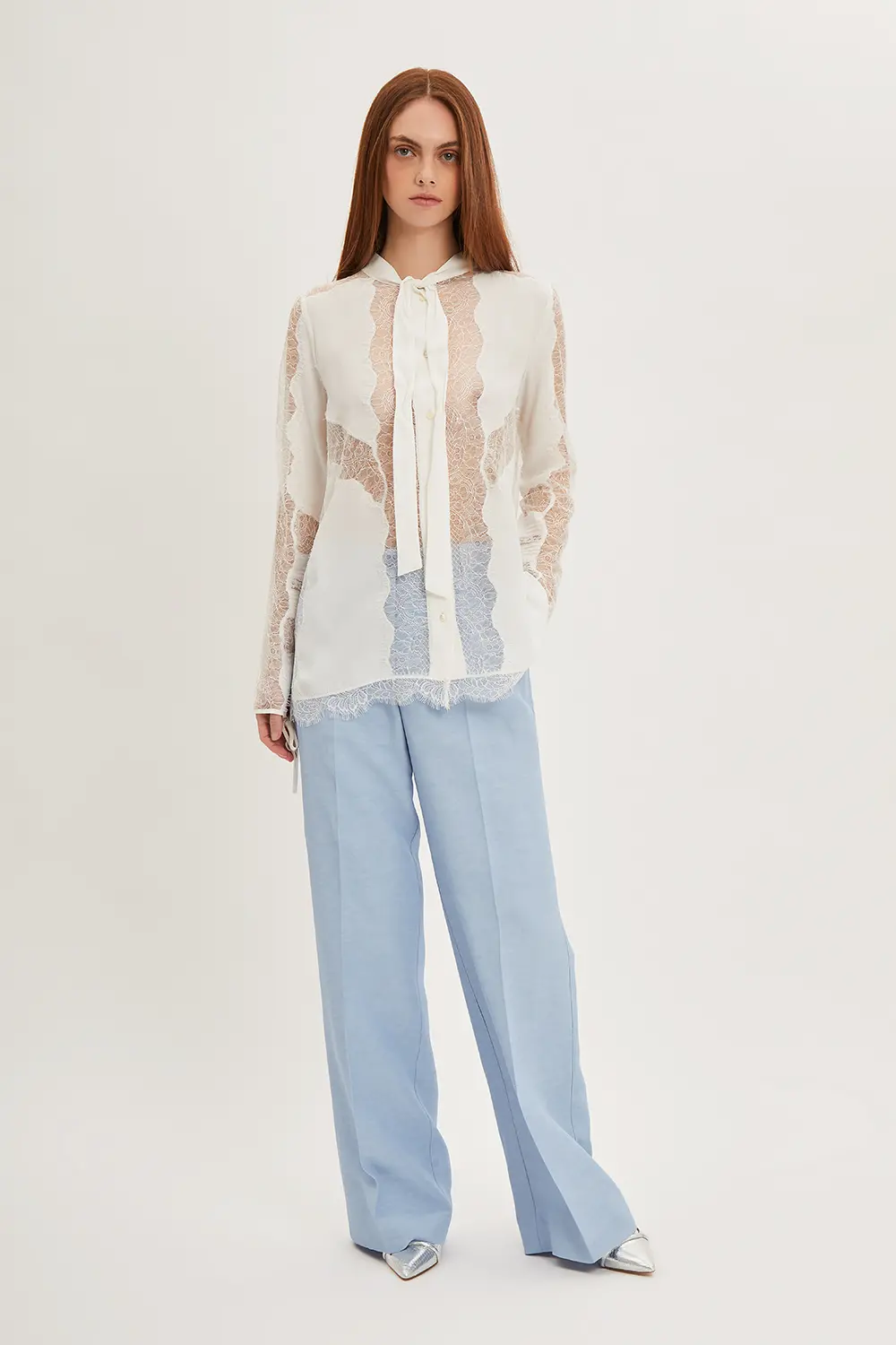 P.A.R.O.S.H. CAMICIA CON PIZZO Qualità