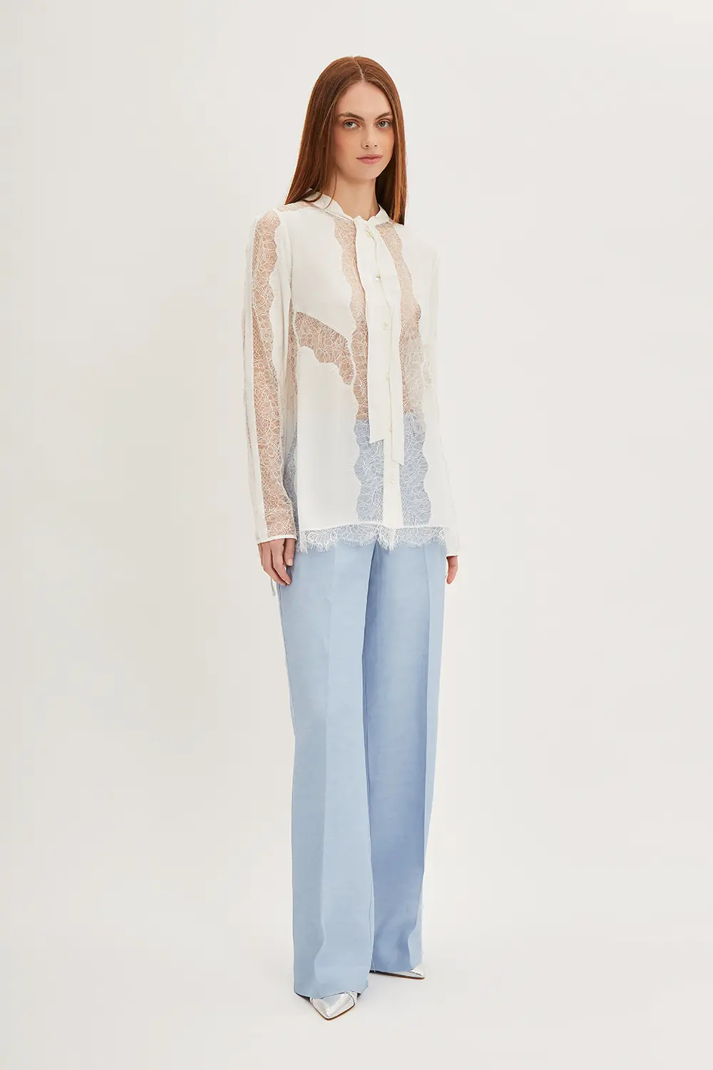P.A.R.O.S.H. CAMICIA CON PIZZO Qualità