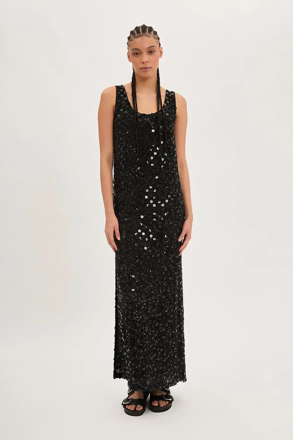 P.A.R.O.S.H. ABITO LUNGO PAILLETTES Negozio