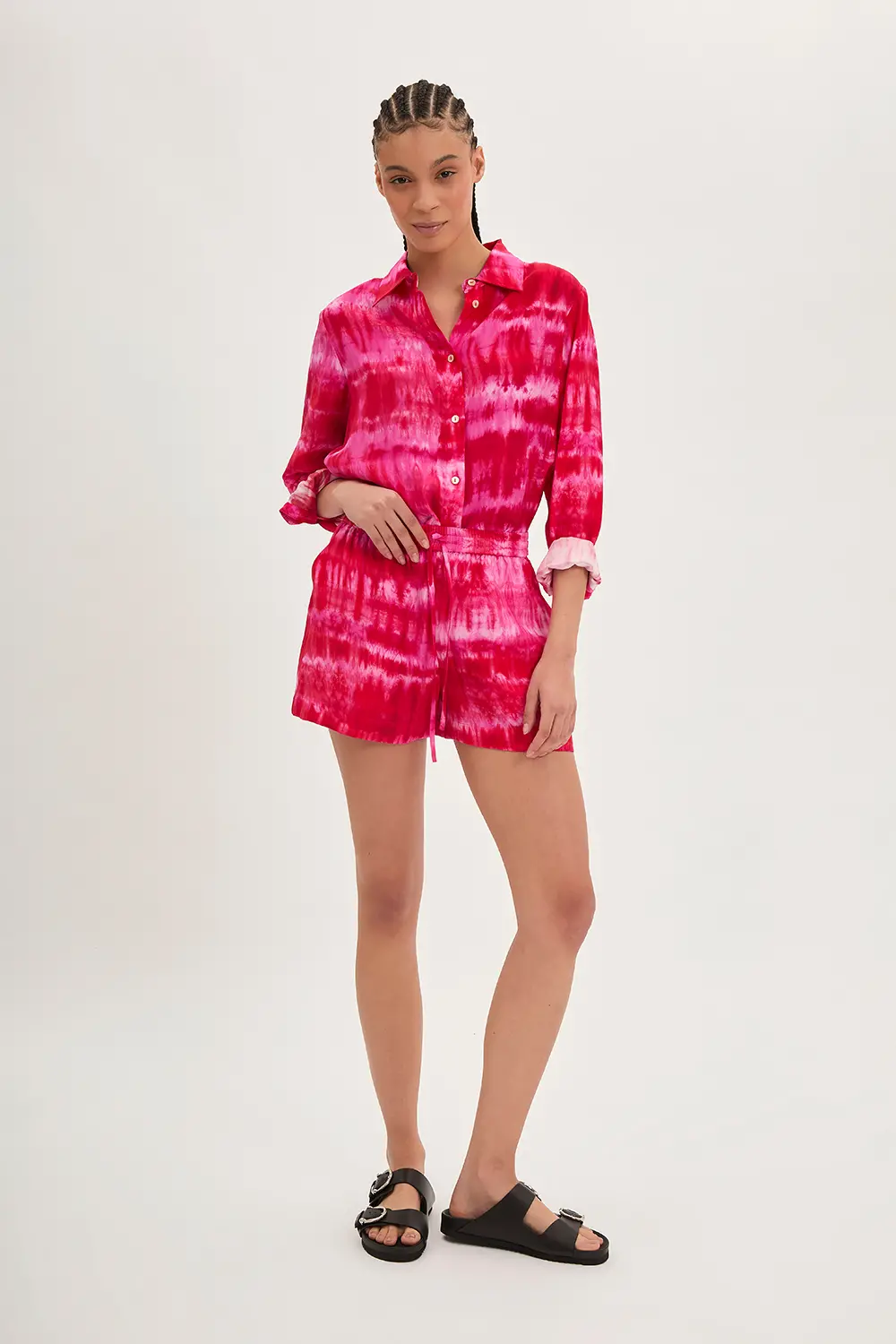 P.A.R.O.S.H. MINI CHEMISIER TIE-DYE Moda