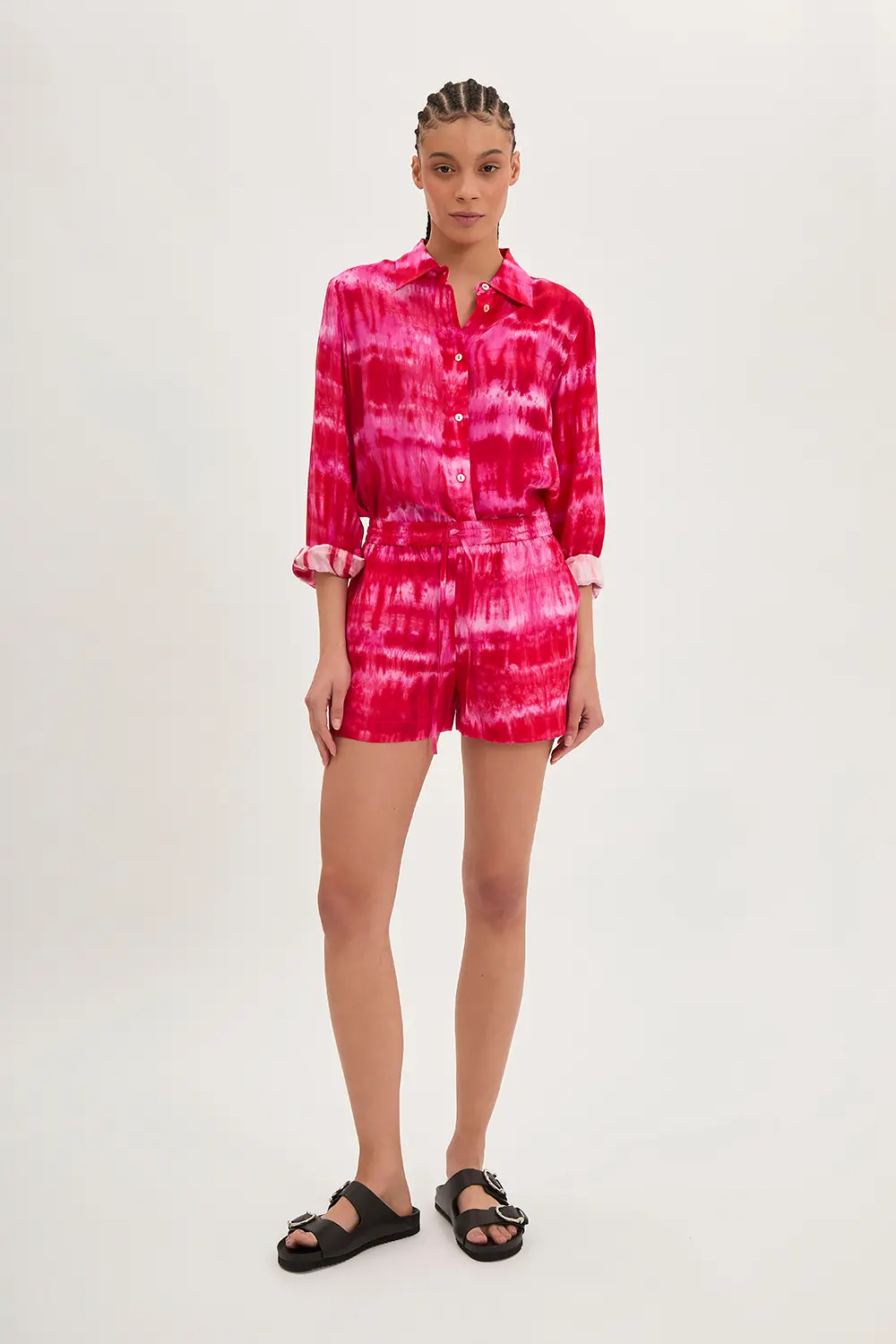 P.A.R.O.S.H. MINI CHEMISIER TIE-DYE Moda