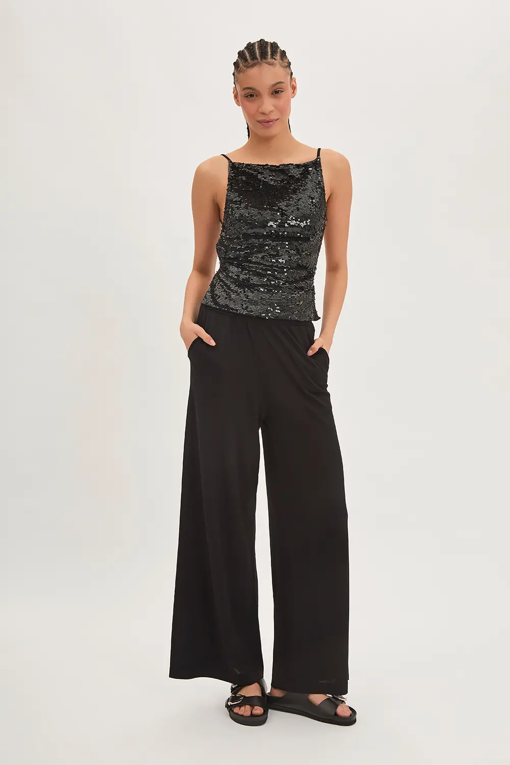P.A.R.O.S.H. PANTALONE IN MAGLIA Nuovo