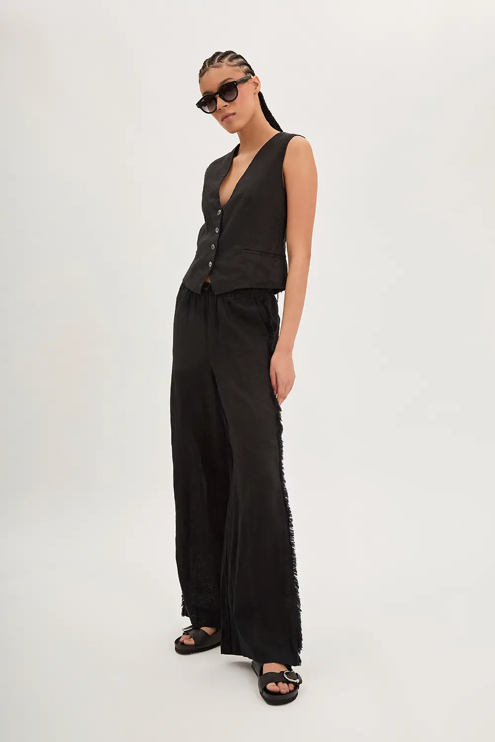 P.A.R.O.S.H. GILET IN LINO Presa