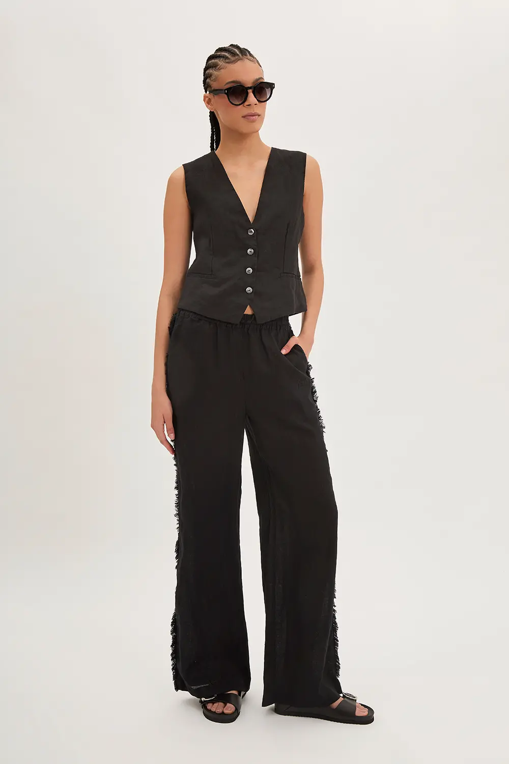 P.A.R.O.S.H. GILET IN LINO Presa