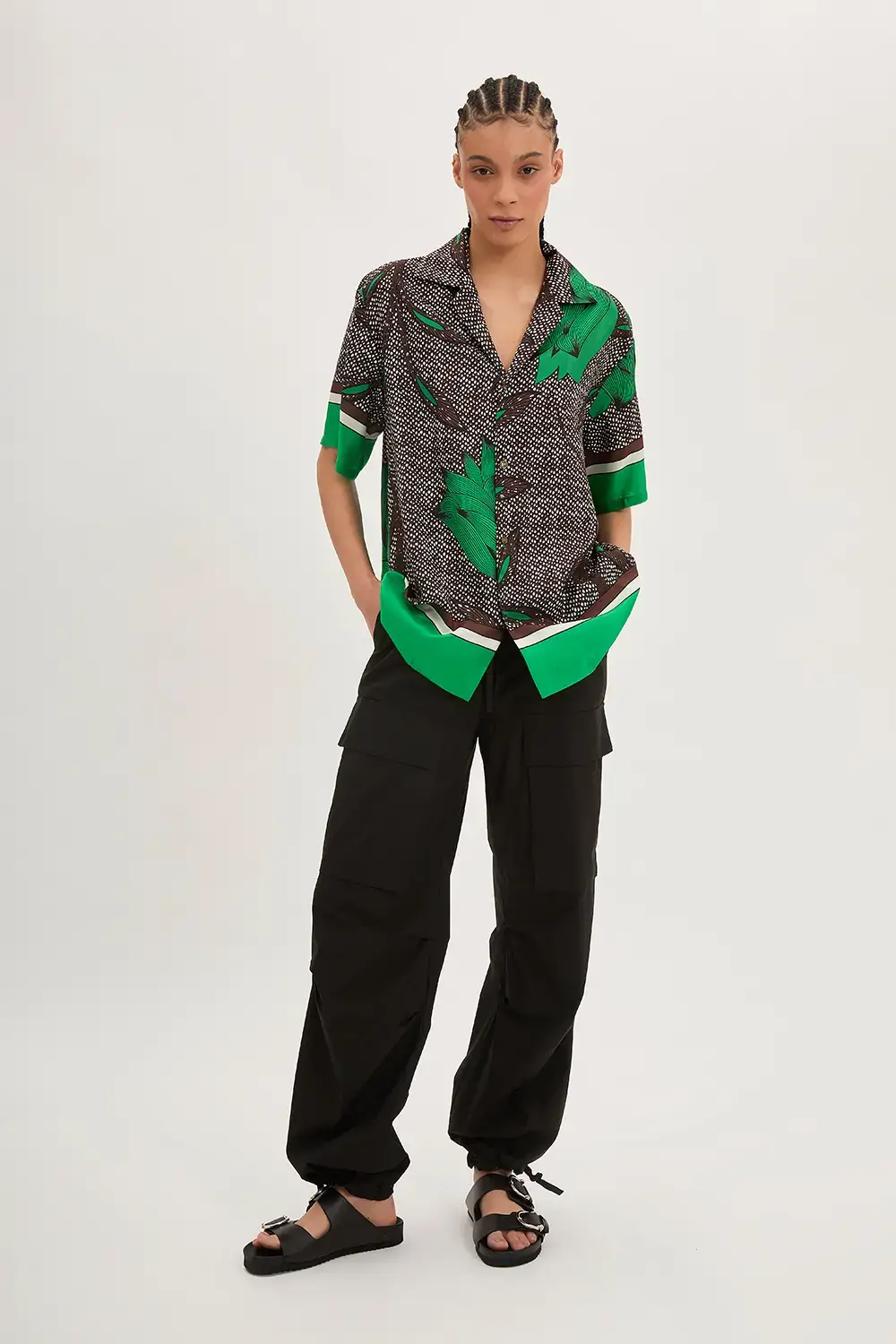 P.A.R.O.S.H. CAMICIA STAMPA WAX Offerte
