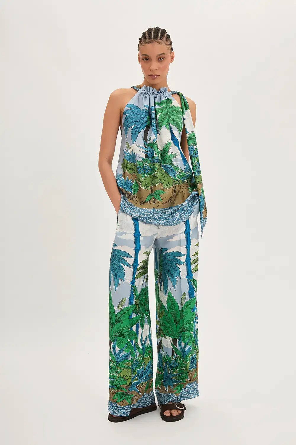 P.A.R.O.S.H. PANTALONE IN TWILL Pezzi Unici