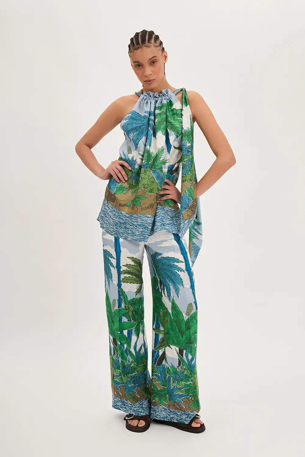P.A.R.O.S.H. PANTALONE IN TWILL Pezzi Unici