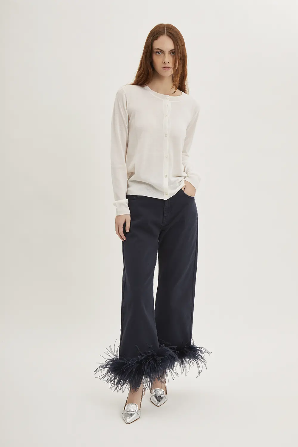 P.A.R.O.S.H. PANTALONE CON PIUME Negozi Online