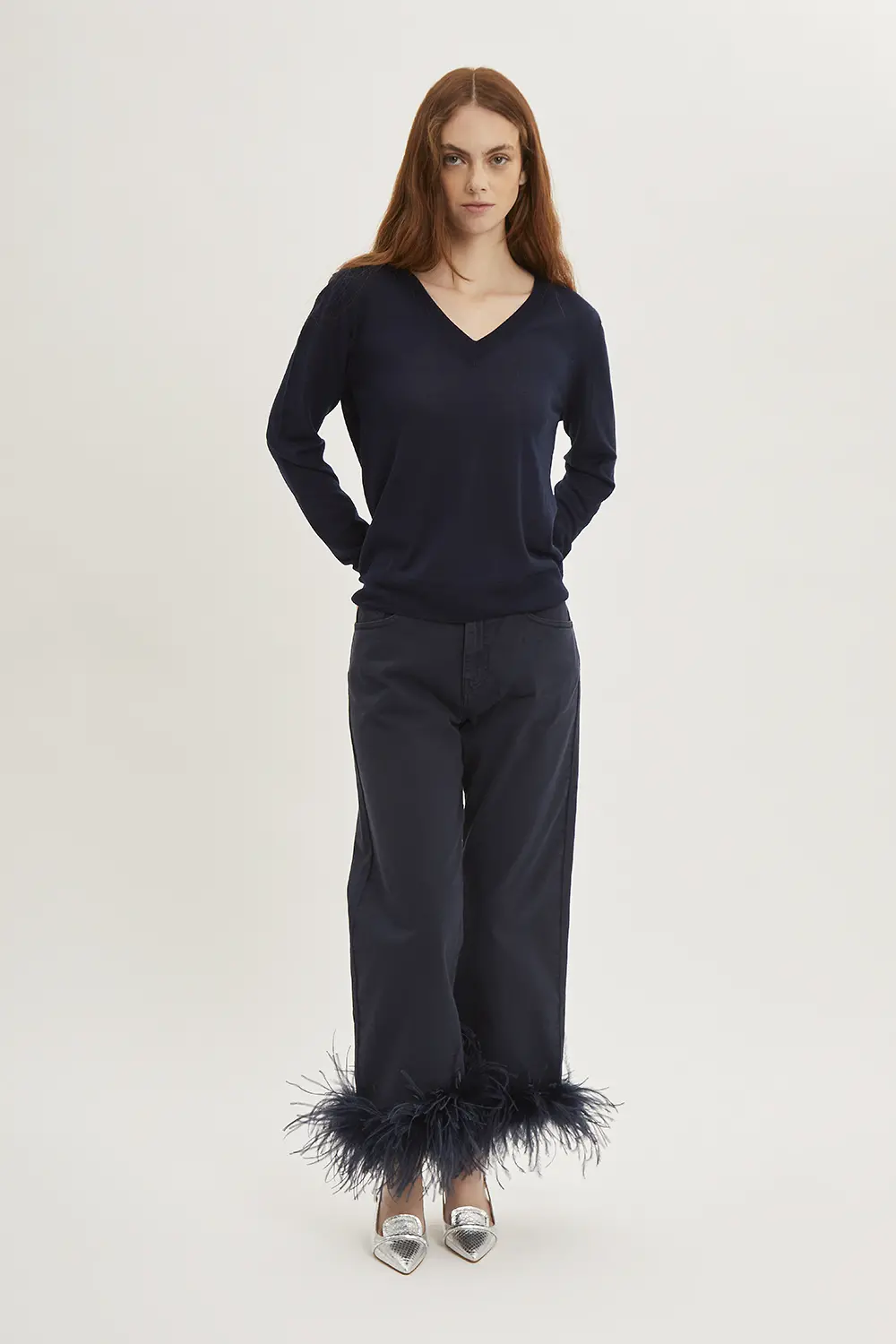 P.A.R.O.S.H. PANTALONE CON PIUME Negozi Online