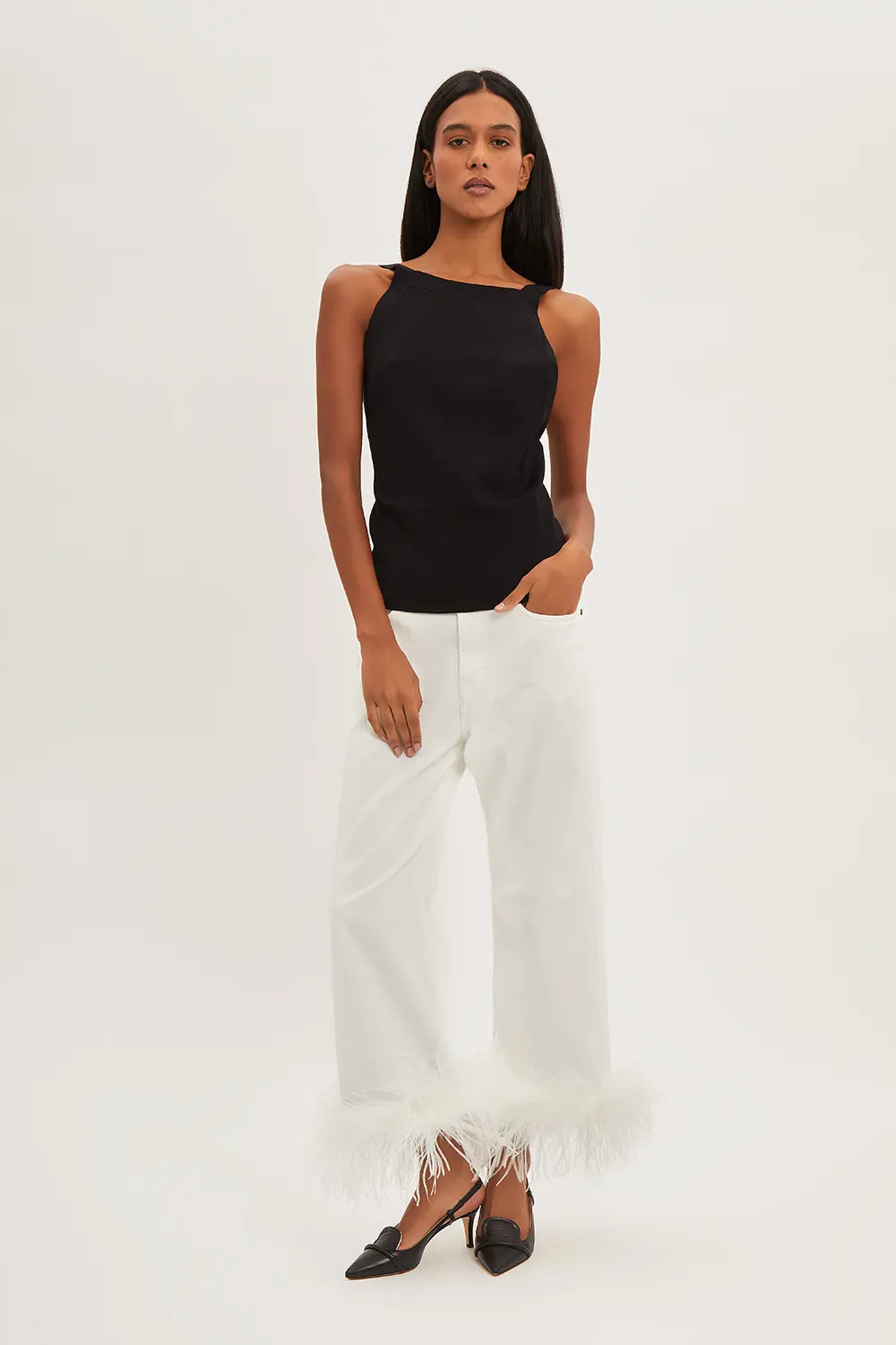 P.A.R.O.S.H. PANTALONE CON PIUME Acquista Ora