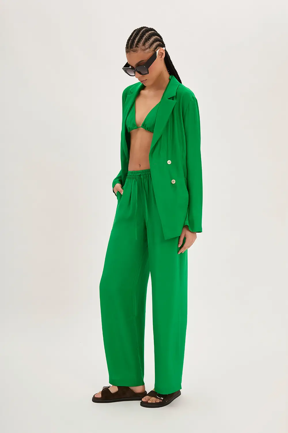 P.A.R.O.S.H. PANTALONE ENVER SATIN Prezzo Ridotto