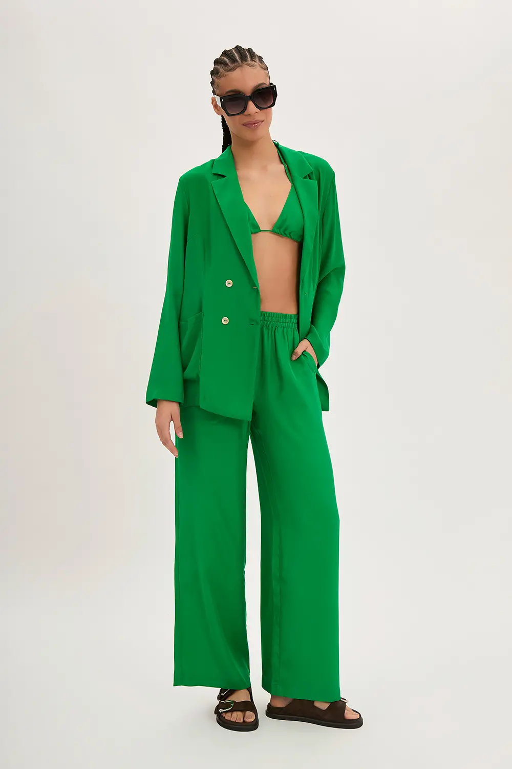 P.A.R.O.S.H. PANTALONE ENVER SATIN Prezzo Ridotto