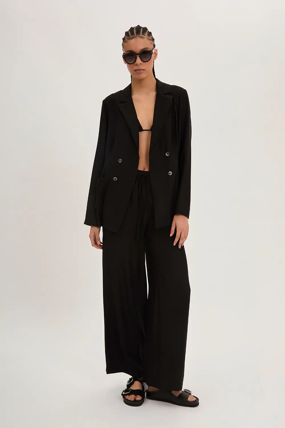 P.A.R.O.S.H. PANTALONE ENVER SATIN Sottocosto