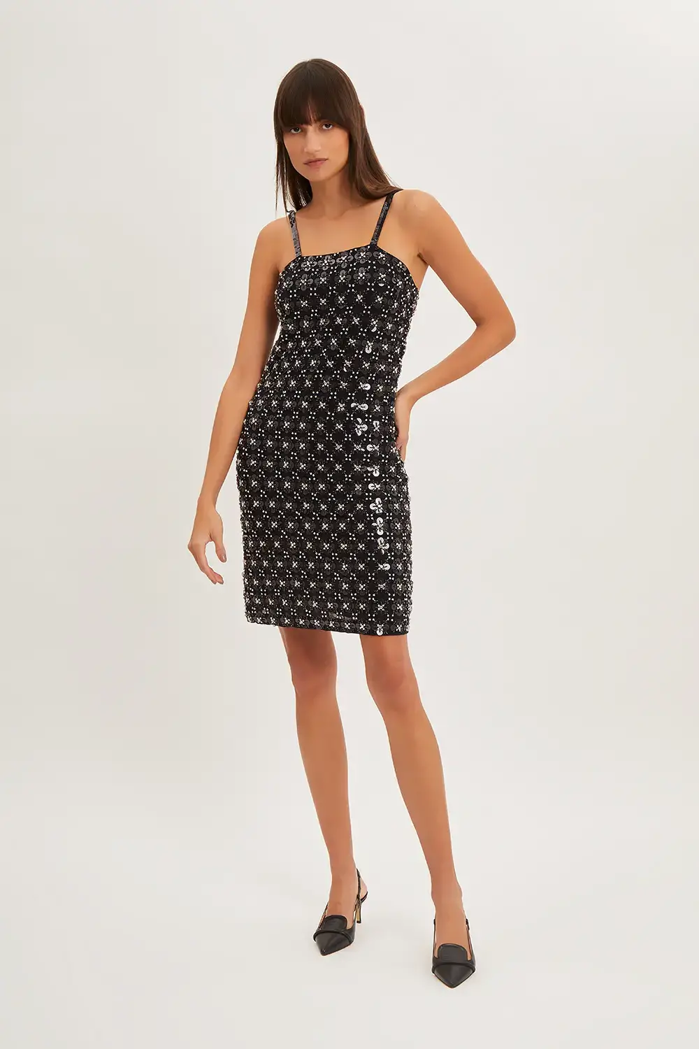 P.A.R.O.S.H. MINI ABITO FULL PAILLETTES Sottocosto
