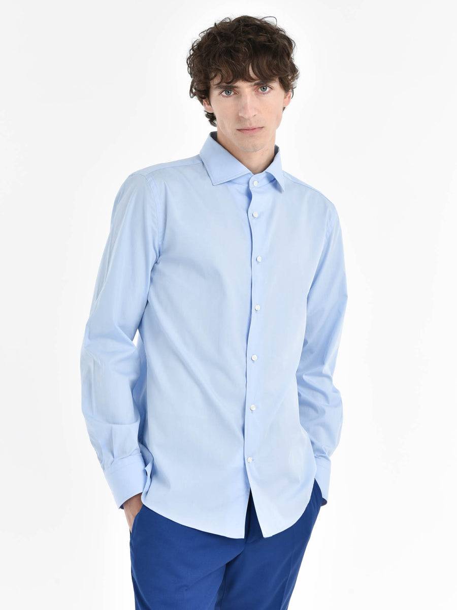 Paoloni Camicia regular popeline di cotone Negozio