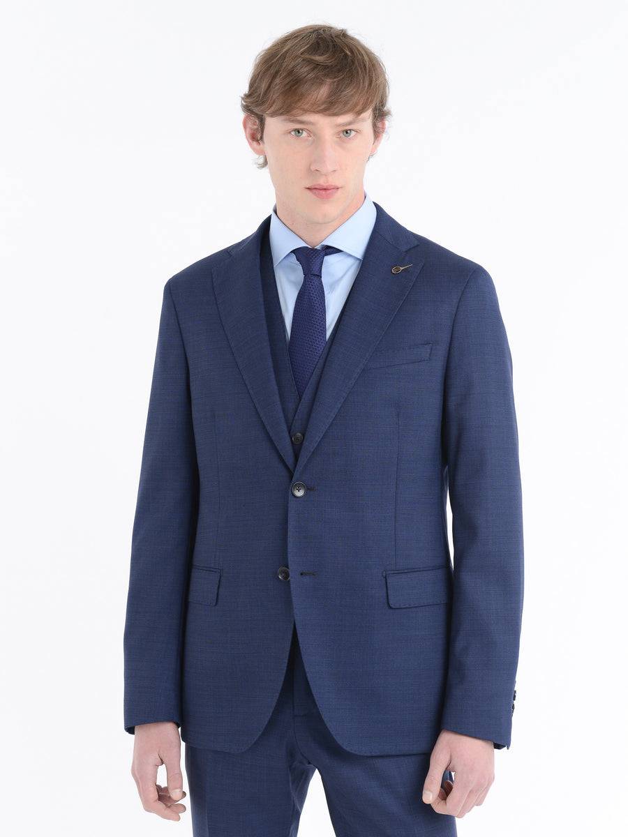 Paoloni Abito con gilet microarmatura lana stretch Saldi