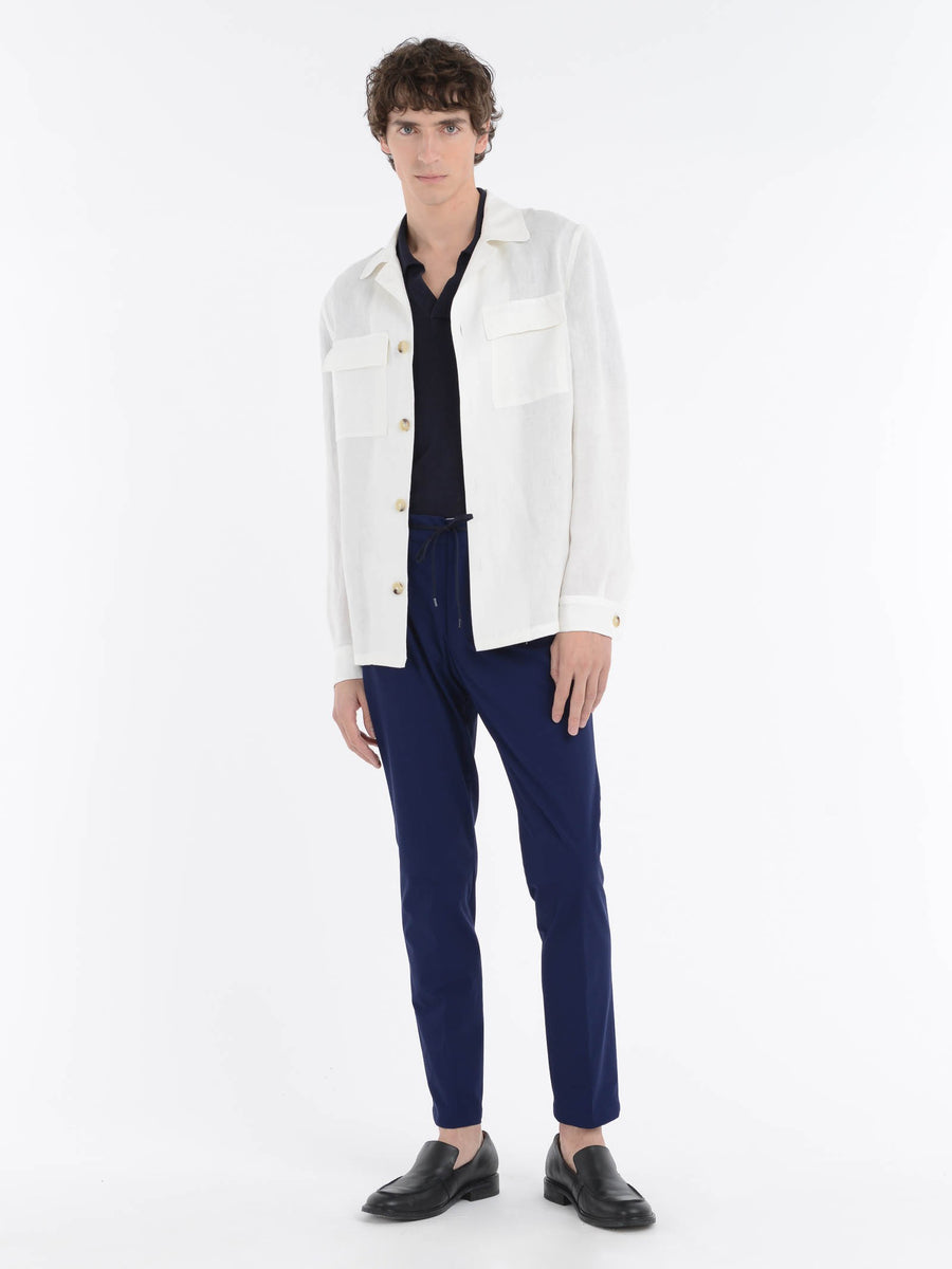 Paoloni Overshirt lino delavè Offerta San Valentino