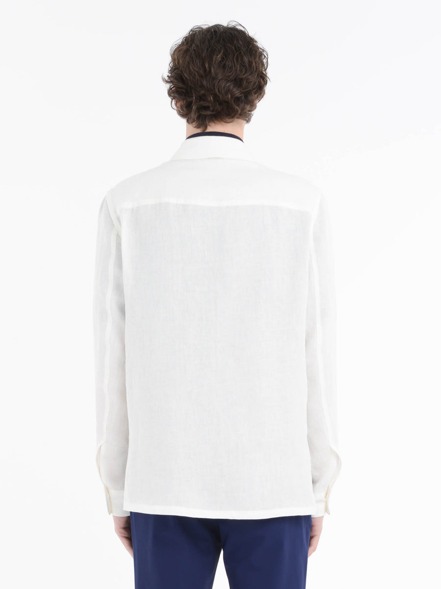 Paoloni Overshirt lino delavè Offerta San Valentino