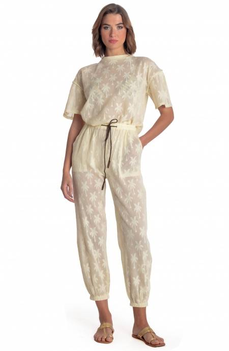 Pin Up Stars TOP RICAMO PALME Online Outlet