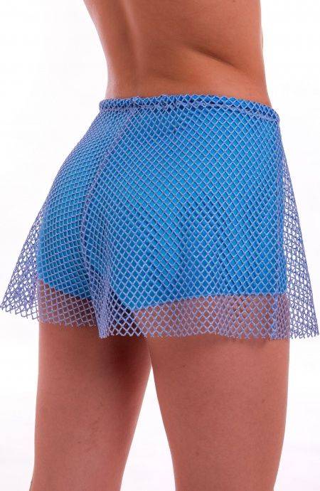 Pin Up Stars Short Rete Lurex Con Culotte Ricamo Fiori Paillettes Qualità