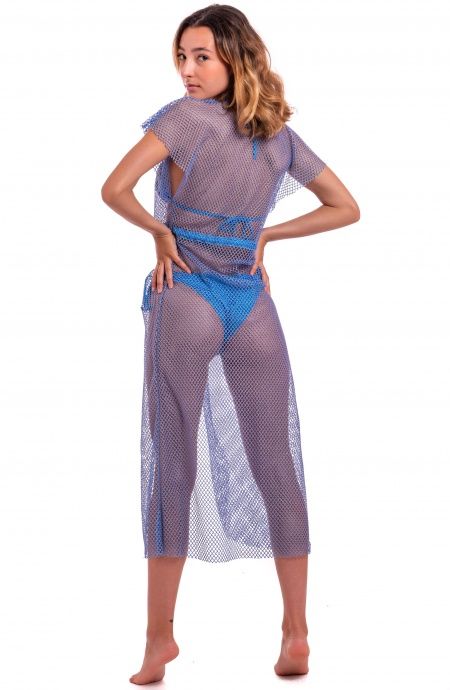 Pin Up Stars Abito Con Coulisse Rete Lurex Promozione