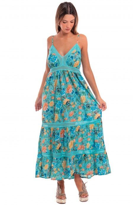 Pin Up Stars Abito Cotone Inserti Pizzo Stampa Monkey Negozi Online