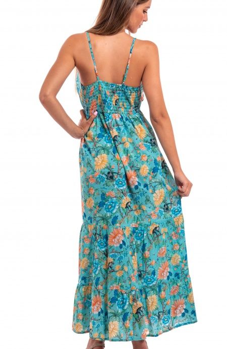 Pin Up Stars Abito Cotone Inserti Pizzo Stampa Monkey Negozi Online