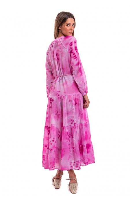 Pin Up Stars Caftano Maniche Lunghe Tie Dye Prezzo Ridotto