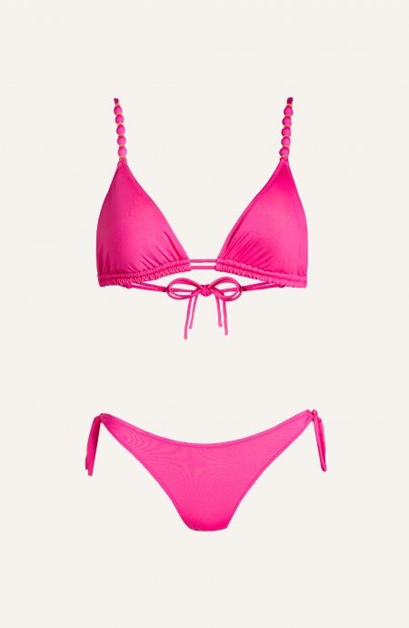Pin Up Stars Bikini Triangolo Imbottito Tinta Unita