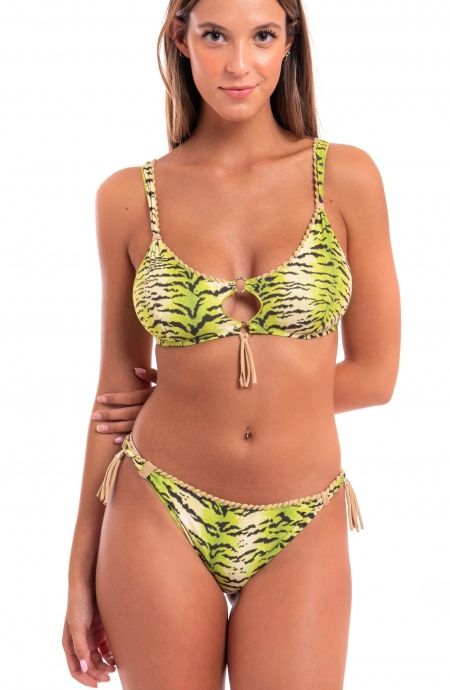 Pin Up Stars Bikini Brassiere Stampa Tigre Ricamo Punto Cavallo Vendita Economica