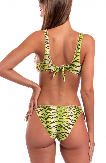 Pin Up Stars Bikini Brassiere Stampa Tigre Ricamo Punto Cavallo Vendita Economica