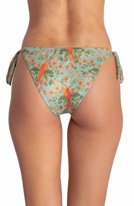 Pin Up Stars SLIP BIKINI FIOCCHI STAMPA FLOWER BIRD Soddisfazione Garantita