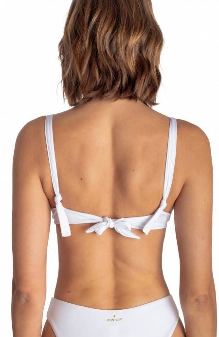 Pin Up Stars TOP BIKINI BALCONCINO CON FERRETTO TINTA UNITA Saldi Di Fabbrica