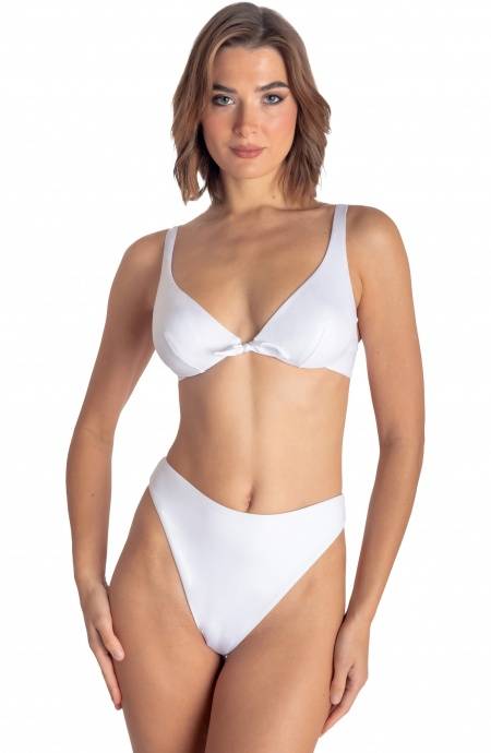 Pin Up Stars TOP BIKINI BALCONCINO CON FERRETTO TINTA UNITA Saldi Di Fabbrica
