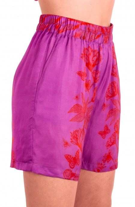Pin Up Stars Short Viscosa Satin Principe Azzurro Italy