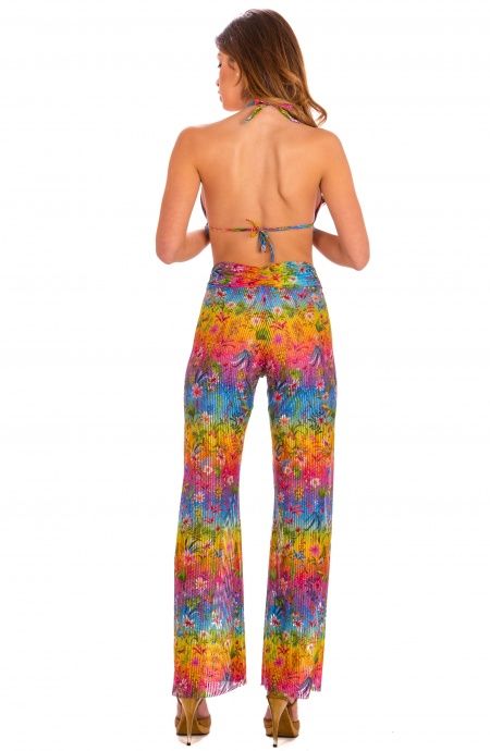 Pin Up Stars Pantalone Flower Rainbow Soddisfazione Garantita