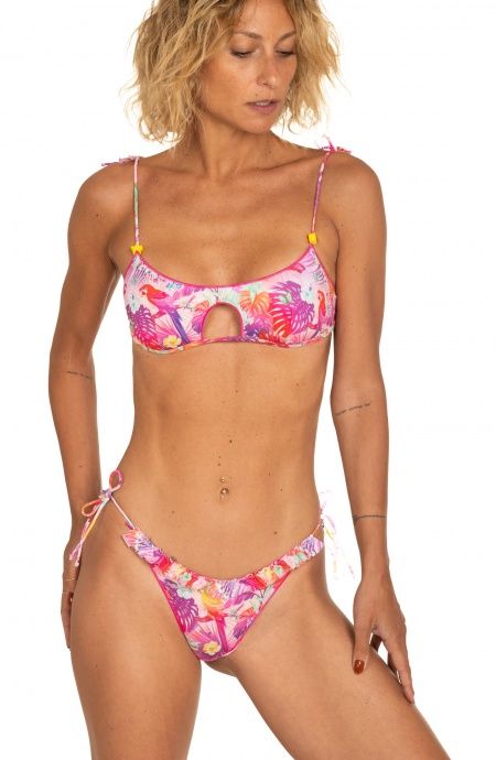 Pin Up Stars Bikini Brassiere Slip Brasiliana Stampa Happy Tropical Vendita