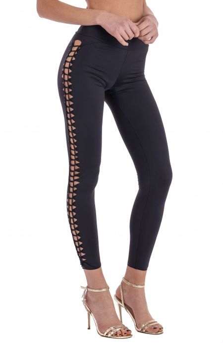 Pin Up Stars Leggins Laserato Tinta Unita Vendita