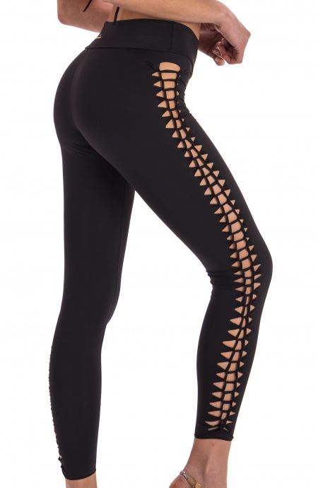 Pin Up Stars Leggins Laserato Tinta Unita Vendita