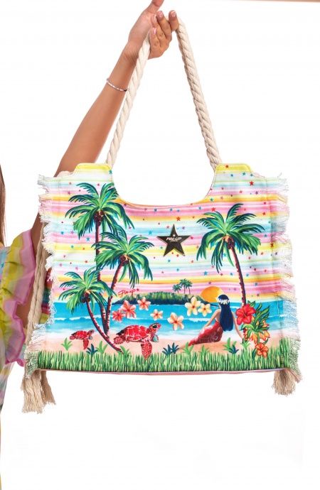 Pin Up Stars Borsa A Frange Hawaii Soddisfazione Garantita
