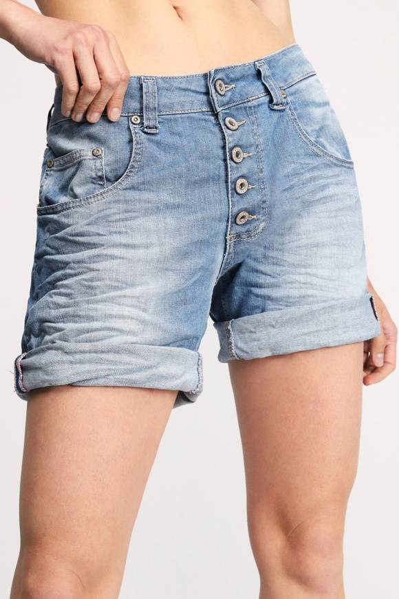 Please Jeans Please - Shorts P88 E13 - Blu Denim Economico