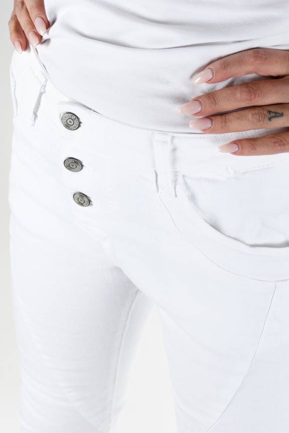 Please Jeans Please - Jeans P78 - Bianco Ottico Bull Denim Hotsell