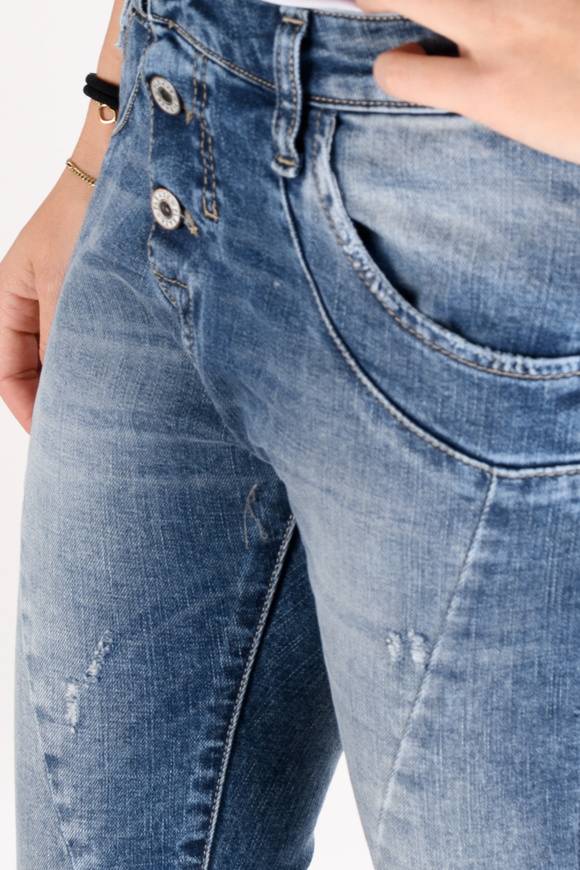 Please Jeans Please - Jeans P78 PVI - Blu Denim Liquidazione